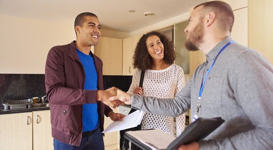 deal agreed on their new flat