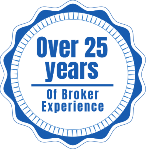 Trust Badge Over 25 years of broker experience